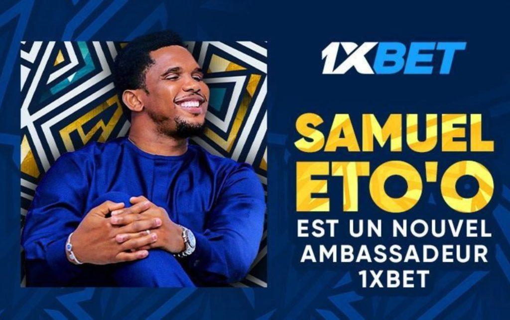 Site de paris sportifs en ligne avec Eto'o comme ambassadeur